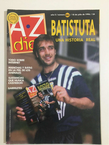 Revista A.z Diez. #66. Ásterix. Batistuta