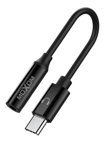 Adaptador De Audio Tipo C - 3.5 Mm Micrófono Musica Moxom 