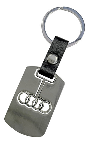 Llavero Metalico De Lujo Elegante Carro Audi Logo