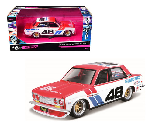 Auto Bre Datsun 510 Esc 1:24 Coleccion Metal Maisto Premium