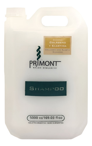 Shampoo Colágeno Y Elastina Primont X 5000ml