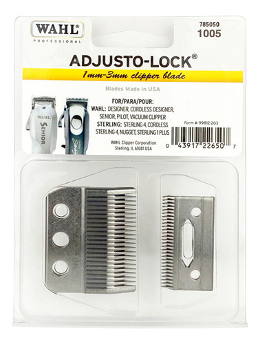 Wahl Cuchilla De 3 Hoyos 1005
