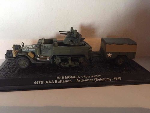 Camión De Guerra  Con Trailer M16 Mgmc Belgica 1945