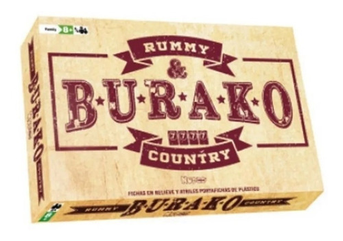 Juego De Mesa Rummy Burako Country Familiar Economico Nupro