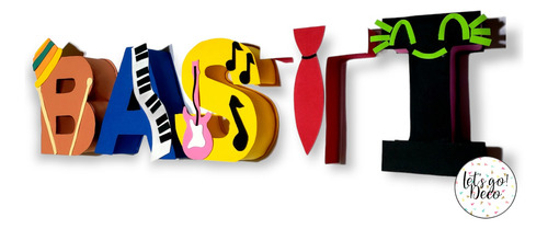 Letras 3d Mini Beat Power Rockers