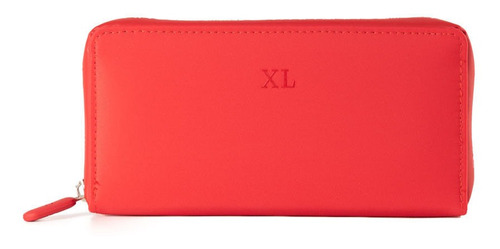 Billetera Mujer Xl Extra Large Belen Billetera Rojo