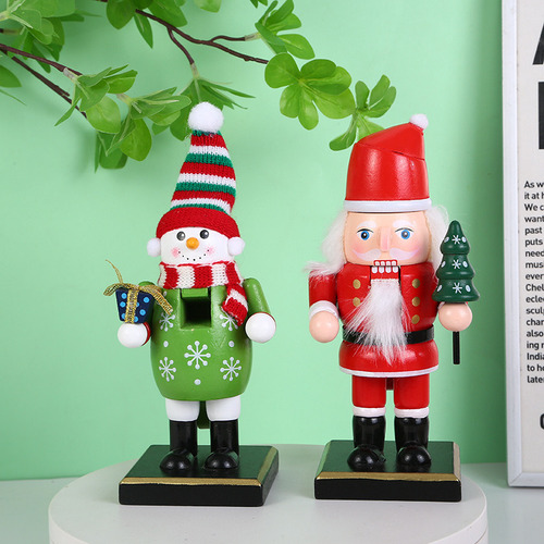 Adorno Navideño Gordo De 16 Cm, Diseño De Marioneta Con Form