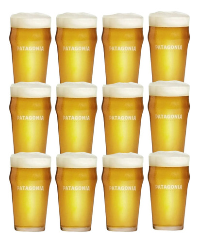 Vaso Cerveza Nonic Patagonia X12 Unidades