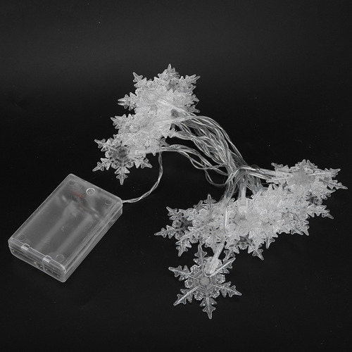 Luces De Navidad Led Con Forma De Copo De Nieve De 3 Metros