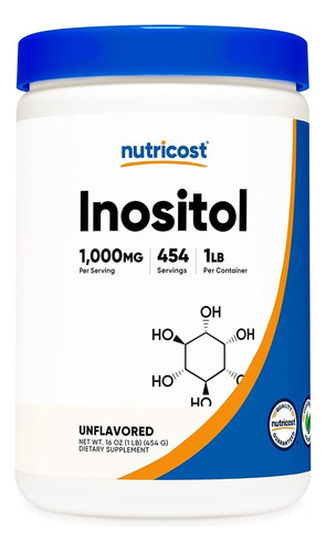Suplementos  Inositol En Polvo 1 Lb 454 - g a $425