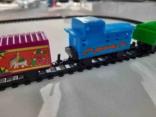 Brinquedo Trenzinho Trem Locomotiva c/ trilhos infantil - Company