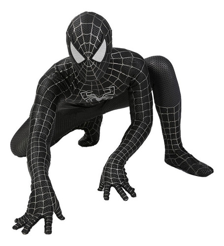 Juego De Rol De Spiderman Negro Para Adultos Para Cosplay#