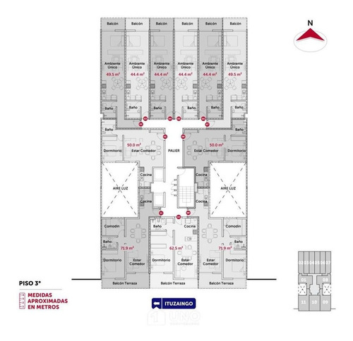 Imagen 7 de 12 de Departamento De Un Dormitorio Con Patio Exclusivo - Ituzaingo 600