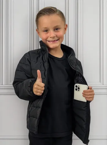 Jaqueta Infantil Puffer Bobojaco De Gominho Casaco Para Frio