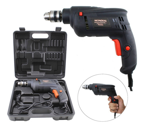 Furadeira De Impacto 550w C/ Maleta Fi-09m Mondial