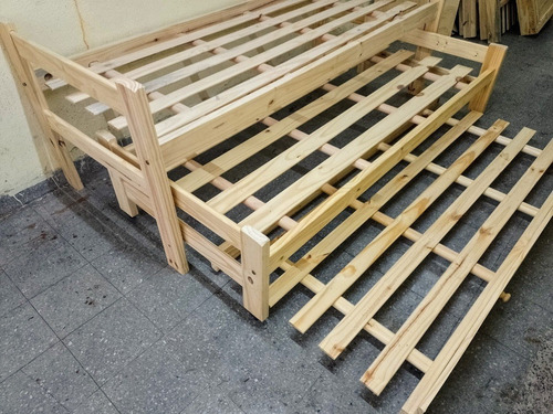 Cama Nido Triple Pino Macizo La Mejor