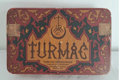 Antigua Lata Turmac Cigarettes Turquia Macedonia Tabaco B40