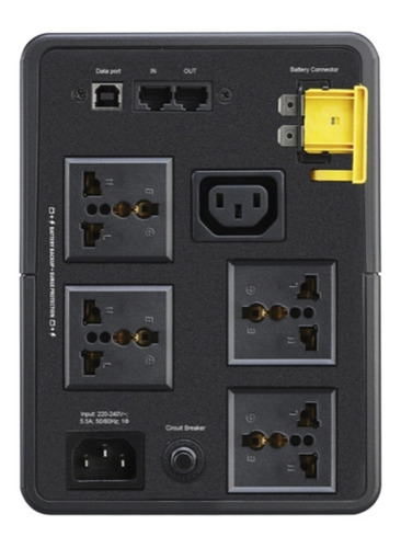 Imagen 3 de 7 de Ups Apc Bx1200mi-ar 1200va Estabilizador Y Protector Energia