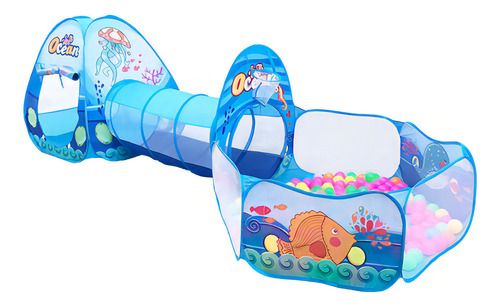 Carpa De Juego Portátil Plegable 3 En 1 Para Niños [bu