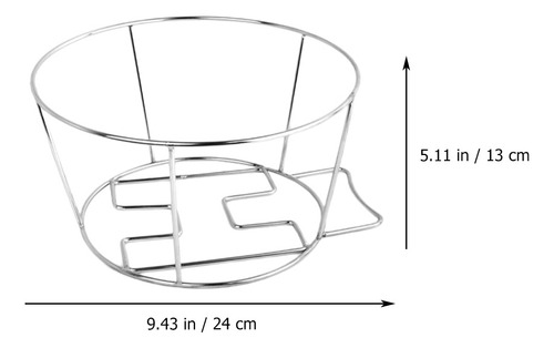 Soporte De Flores Para Balcón, De Acero Inoxidable, Práctico