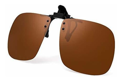 Gafas De Sol - Jm Polarized Clip On Sunglasses Frameless Fli