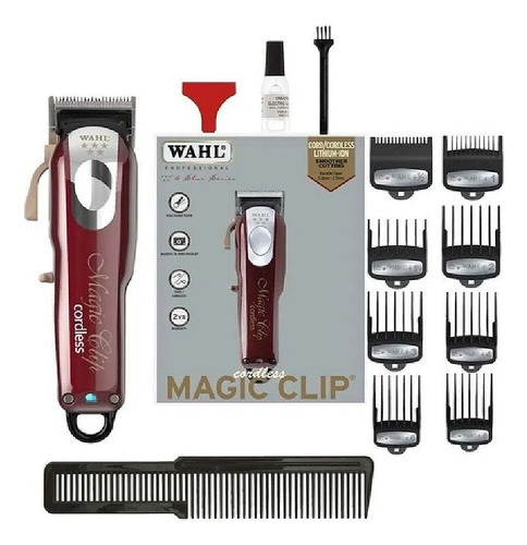 Máquina Wahl Magic Clip Cordless Inalámbrica Made In Usa 