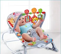 Comprar Mecedora Para Bebe Musical Y Vibrador Con Juguetes Kimmy Color Gris Animalitos