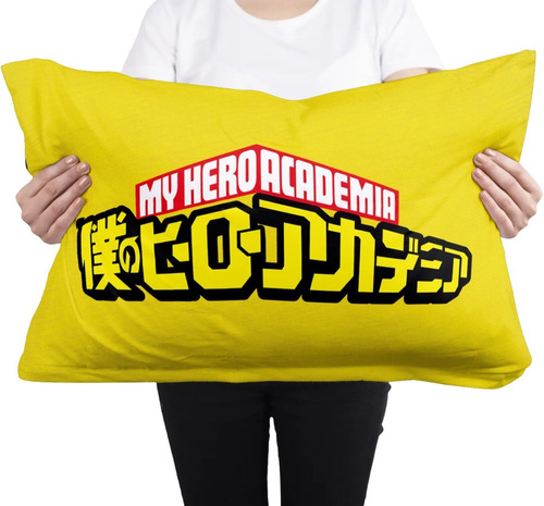 Cojin Almohada My Hero Academia Logo Azul Anime Hogar Diseño