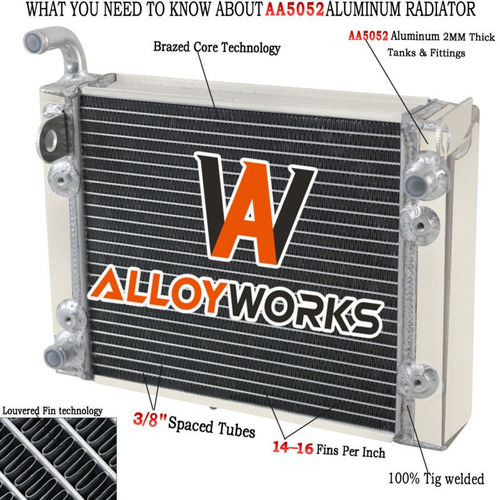 Aluminum Atv Radiator For Can Am Renegade 500/800/800r  Awrd