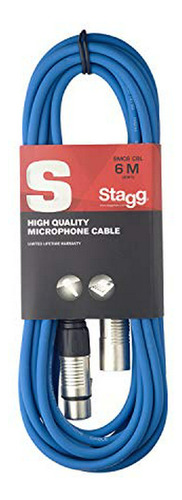 Cable Para Instrumentos: Stagg Cable De Micrófono Xlr De 6 M