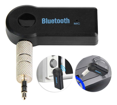 Adaptador Receptor Bluetooth Automotivo 12v Universal