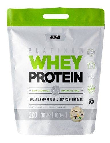 Whey Protein 3 Kg Star Nutrition Proteina De Suero