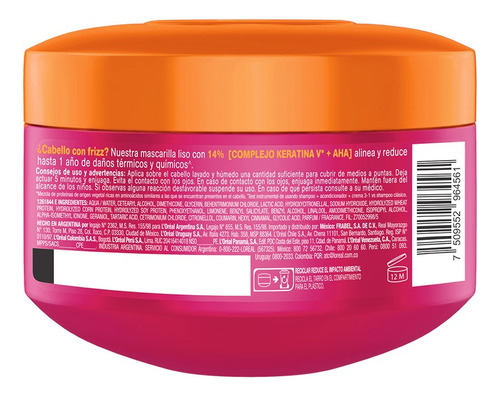 Mascarilla Elvive Dream Liso 300g