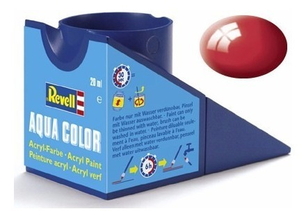 Imagem 1 de 1 de Tinta Acrílica Vermelho Ferrari - Revell 36134