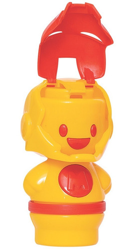 Imagem 4 de 10 de Brinquedo Para Bebê Baby Heróis Esquadrão 4 Bonecos 4 Carros