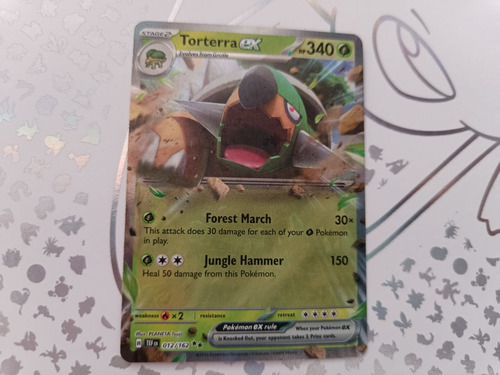 Tortera Ex Carta Pokémon Original Y Nueva 