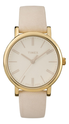 Reloj Timex Originals Tonal 38 Mm Goldentone -tw2p96200-