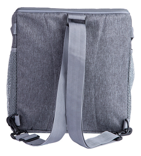 Mochila Silla De Comer Portatil Camping Gris Bebesit