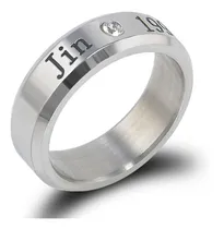 Comprar Anillo Bts Bangtan Boys Kpop Coreano Acero Titanio Jin Fecha