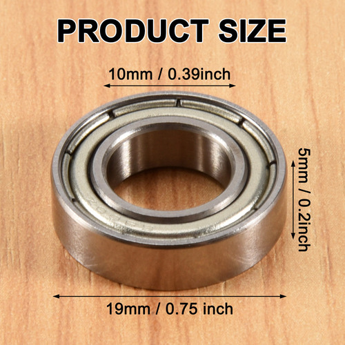 A A 10 Unidades 6800z, 10 X 19 X 5 Mm, Blindado De Una Sola