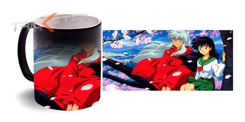 Taza Magica Inuyasha Kagome Personalizada