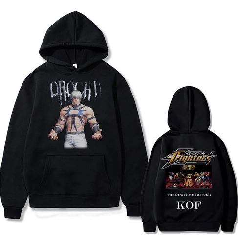 Wcc Sudadera Con Capucha Estampada De The King Of Fighters O