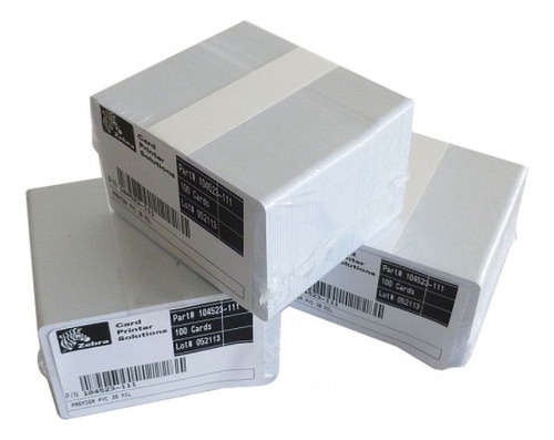 Tarjetas De Pvc Zebra Cr-80 Card, 500 Unds