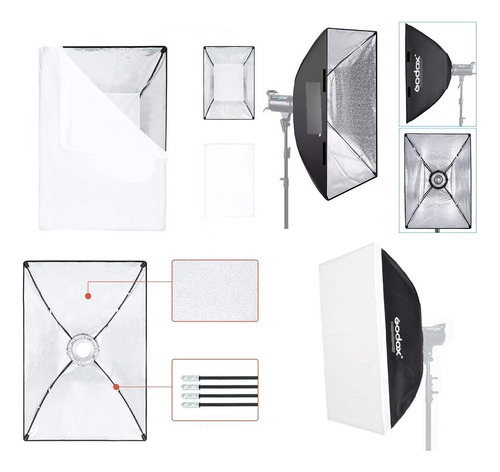 Softbox Godox Caja De Luz 60x90cm + Tripie Linco 2.10m