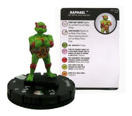 Raphael #001 Tmnt Heroes In A Half-shell Heroclix