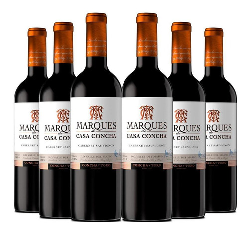 6 Vinos Marques De Casa Concha, C.sauvignon