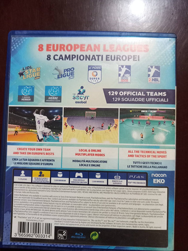 Ps4 Handball 21 Para Ps4 (no Fifa,madden,nba) (Usado)