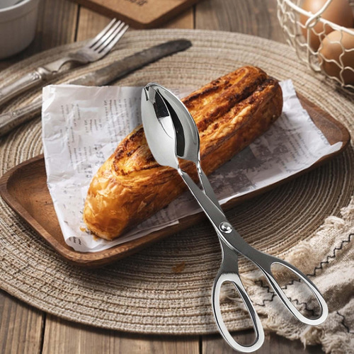 2 Pinzas De Cocina Para Cocinar Filete Frito, Redondo L
