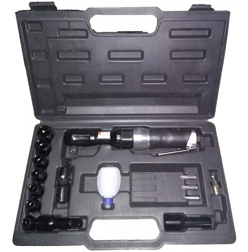Set Kit Juego Llave Crique 1/2 Neumatica 17 Piezas Konan