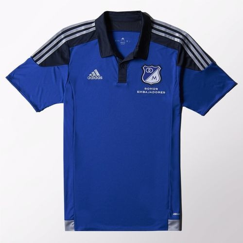 Camisa Masculina Milionários Colombia Azul 2015